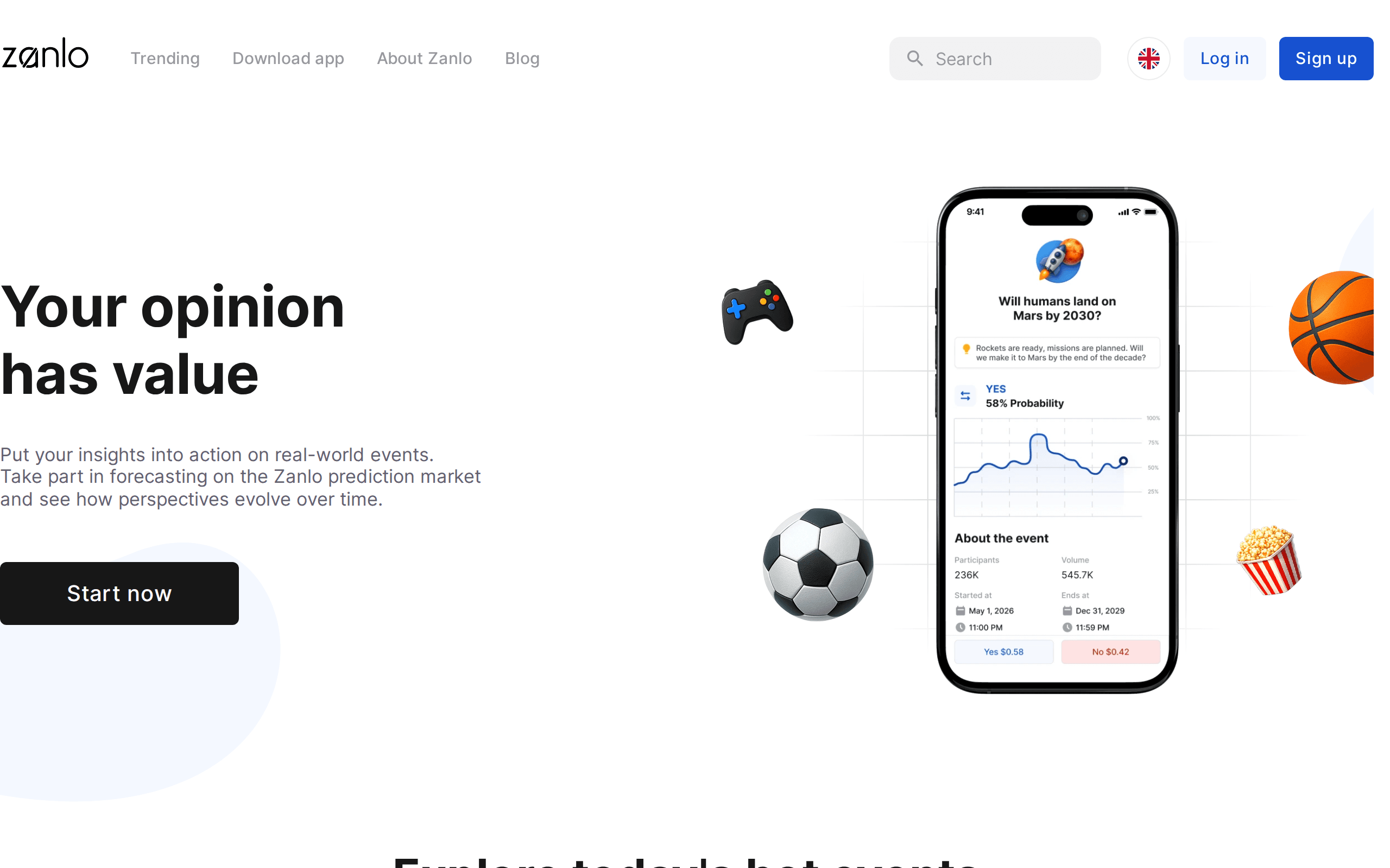 Screenshot from new.zanlo.com